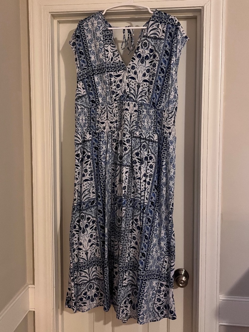Dress with smocked waist